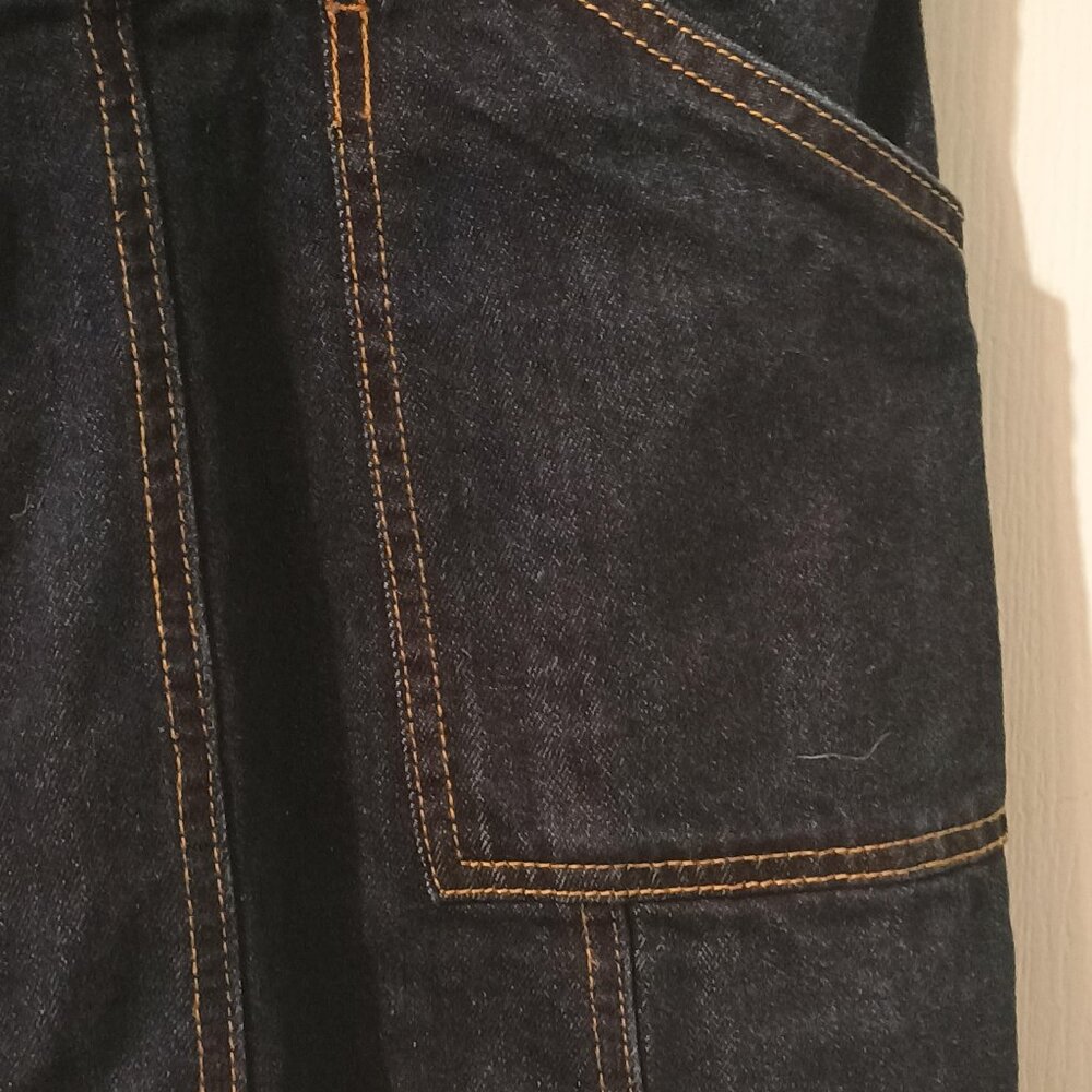 Dickies/Overall Mini Dress/Womens/S/Dark Blue/Denim Pinafore Workwear - Picture 9 of 10